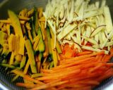 味付けはダシダだけ♪秋野菜のきんぴら作り方2写真
