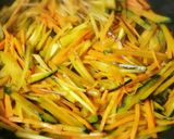 味付けはダシダだけ♪秋野菜のきんぴら作り方4写真