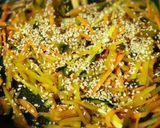 味付けはダシダだけ♪秋野菜のきんぴら作り方5写真