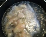 大根と鶏皮ときのこの味噌煮込み☆作り方2写真