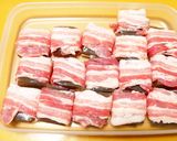蒟蒻の肉巻き！豚ばら薄切り肉で角煮の味。作り方6写真