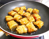 蒟蒻の肉巻き！豚ばら薄切り肉で角煮の味。作り方11写真