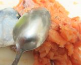 鮭と豆腐のじゅわっとピーマン詰め焼き♡作り方1写真