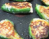 鮭と豆腐のじゅわっとピーマン詰め焼き♡作り方5写真