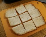 チョコがけパンのみみラスク作り方1写真