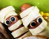 秋のロコモコ弁当☆ハロウィンキャラ弁作り方7写真