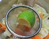 かぼす香る茹でキャベツの和え物作り方3写真
