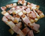 生ｸﾘｰﾑで簡単濃厚カルボナーラリゾット作り方2写真