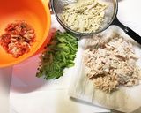 ☆鶏ささみとキムチの和え物☆作り方3写真