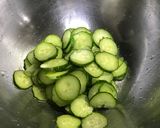 バナナ、リンゴ、胡瓜のサラダ〜美味♪作り方1写真