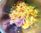 パプリカチーズハンバーグ作り方5写真