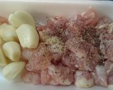 ワインに合う♪鶏肉と小ネギのにんにく炒め作り方1写真