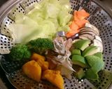簡単☆グリーンカレーの温野菜サラダ作り方7写真
