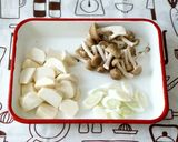 里芋の味噌ミルクスープ＊バター風味作り方1写真