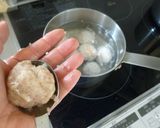 鮪たたき団子のアクアパッツァ作り方4写真