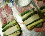 野菜たっぷり肉巻き・すき焼きのたれ味作り方7写真