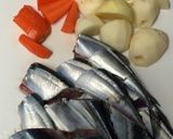 秋刀魚とジャガイモの炒め煮☆作り方1写真