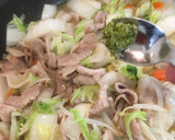 豚と野菜の柚子胡椒餡かけ炒め作り方5写真