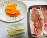 えのきとにんじんの肉巻き作り方1写真