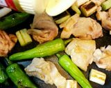 鶏股肉の焼き鳥風柚子七味をかけて作り方6写真
