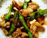 鶏股肉の焼き鳥風柚子七味をかけて作り方9写真