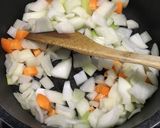 具だくさん味噌クリームスープ作り方2写真
