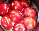 仮装林檎のジャックオランタン☆リンゴパイ作り方4写真