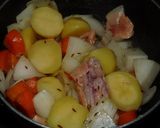 暖いスープで朝食、サーモンと根菜のポトフ作り方5写真