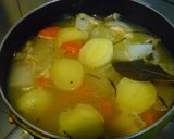暖いスープで朝食、サーモンと根菜のポトフ作り方7写真
