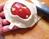 仮装林檎のジャックオランタン☆リンゴパイ作り方11写真