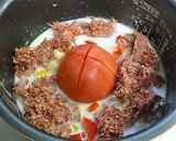 丸ごとトマトとコンビーフ✿めちゃ旨ピラフ作り方4写真