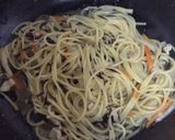 ダシダで簡単☆ひじきと人参のパスタ♪作り方3写真