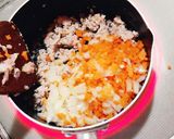 お野菜いっぱい鶏肉あんかけ♡離乳食中期〜作り方2写真