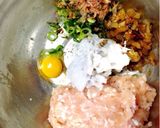 【お弁当に】里芋入り鶏つくね作り方4写真