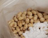 水煮大豆のスパイシー揚げ♪作り方2写真
