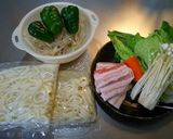 鶏ガラスープと白だしのあんかけうどん作り方1写真