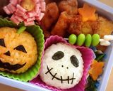 にぎやか☆ハロウィンキャラ弁☆お弁当作り方2写真