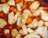 ご飯がすすむ✨むね肉でケチャップ酢鶏作り方2写真