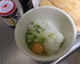 何もない時の辣油と明太の簡単チャーハン作り方2写真