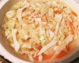 野菜と目玉焼きとスパムのラーメン作り方2写真