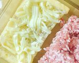 簡単☆挽肉とアボカドの油揚げピザ作り方1写真
