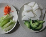 広島檸檬で☆大根とセロリのマリネ風サラダ作り方1写真