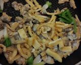 アサリと大根の葉っぱ炒め作り方4写真