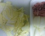 白菜と豚肉と竹輪のあんかけ作り方1写真