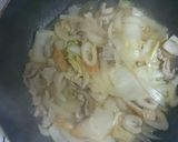 白菜と豚肉と竹輪のあんかけ作り方4写真