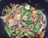 パパッと肉野菜丼作り方5写真