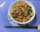 パパッと肉野菜丼作り方6写真