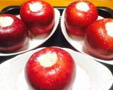 母の味♡簡単♡詰めて焼くだけ♡焼き林檎作り方4写真