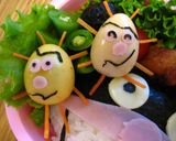 鶉の卵でキャラ弁おかず☆かびるんるん☆作り方8写真