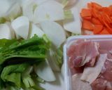 かぶと鶏肉の簡単♪ホワイトシチュー作り方1写真